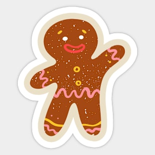 Gingerbread Man Sticker